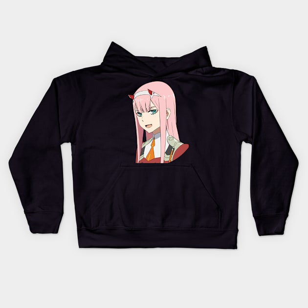 Zero Two Kids Hoodie by Shiromaru